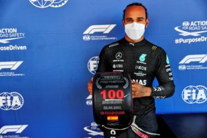 Lewis Hamilton 100 Pole Positions