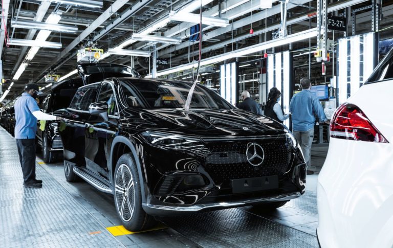Mercedes EQS SUV Produktion