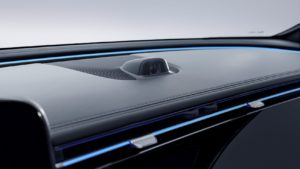Mercedes E-Klasse W214 Interieur mit Webcam für Zoom und Webex