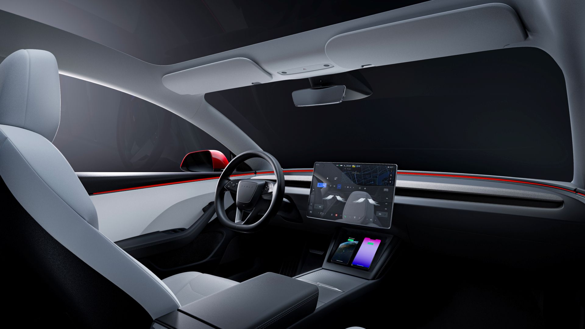 Tesla Model 3 Facelift Interieur
