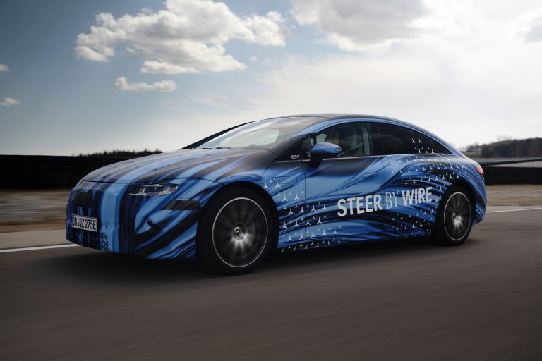 Mercedes Steer-by-wire Lenkung EQS Facelift 2026