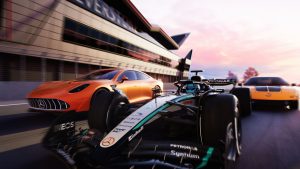 AMG GT XX Concept in Silverstone bei der Formel 1