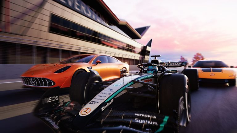 AMG GT XX Concept in Silverstone bei der Formel 1