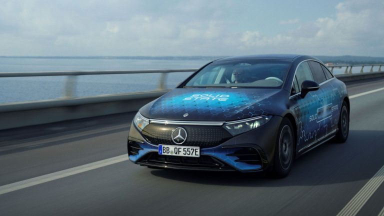 Mercedes EQS Feststoffbatterie