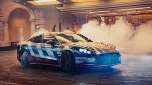 Mercedes-AMG GT 4 Türer Teaser Las Vegas