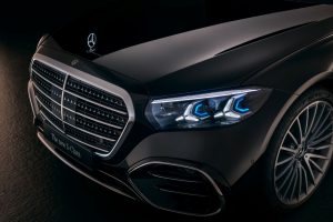 Mercedes S-Klasse Facelift 2026 neue Frontscheinwerfer