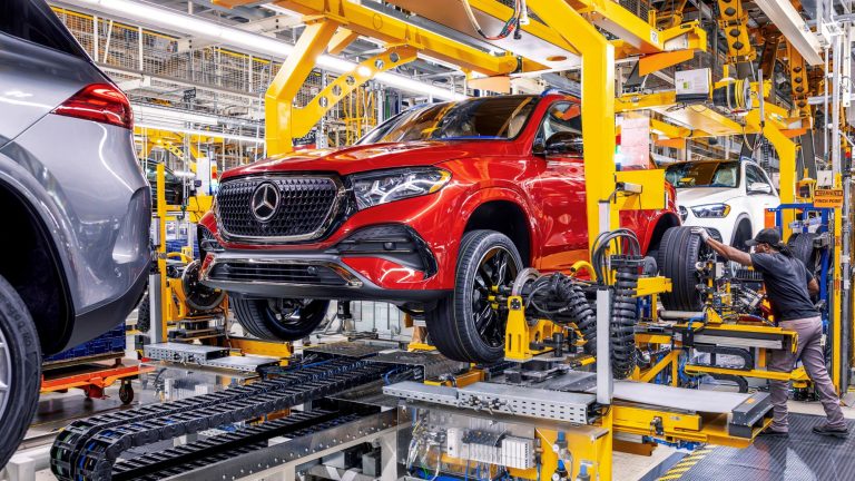 Mercedes GLE Facelift Produktion
