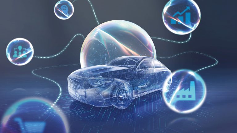 Mercedes Entwicklung mit KI
