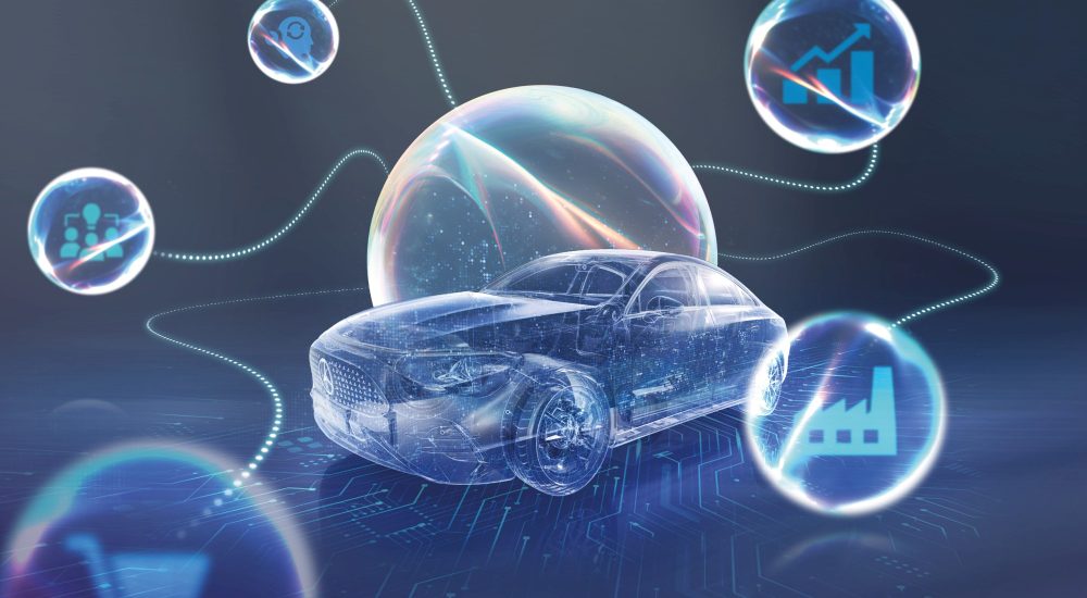 Mercedes Entwicklung mit KI