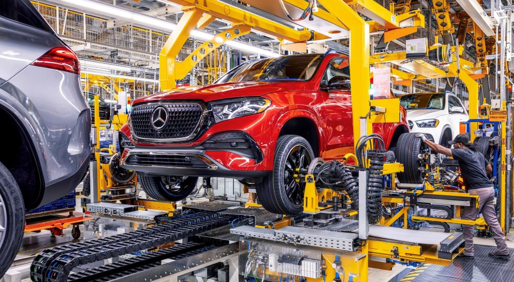 Mercedes GLE Facelift Produktion