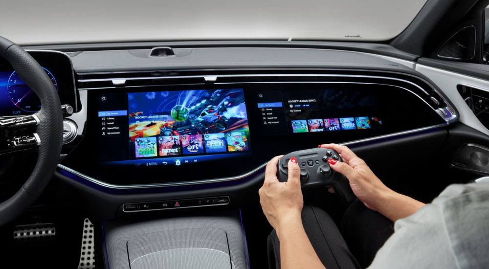 Mercedes wird zum Gaming Zimmer MBUX